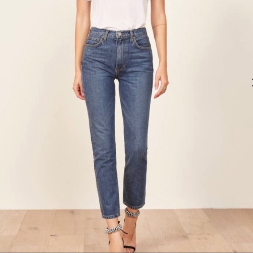 REFORMATION Julia High Waist Cigarette Jeans